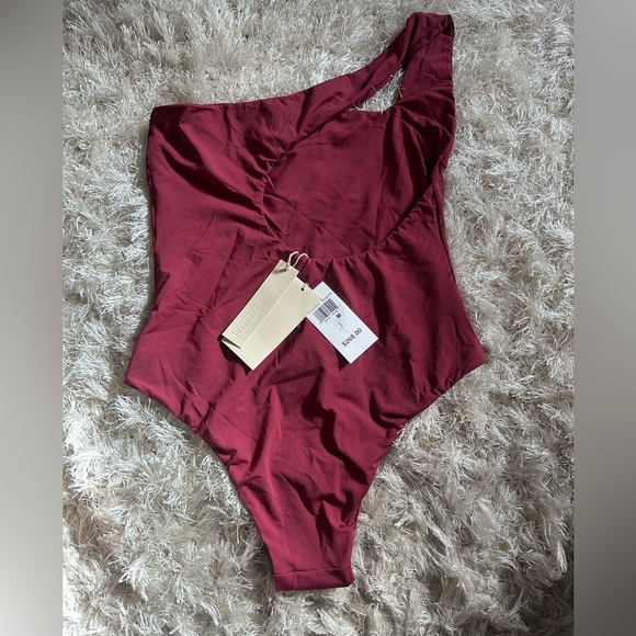 HAIGHT Sofia Asymmetric One Piece Swimsuit Size M - Picture 9 of 10